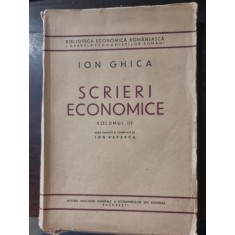 Scrieri Economice volumul III - Ion Ghica