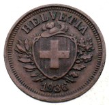1.287 ELVETIA 1 RAPPEN 1936 B