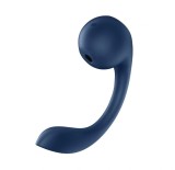 Stimulator Dual Pro+ Wave 4, Bluetooth Control, Robotic G-Spot Stimulation, Air Pulse, Silicon, USB, Albastru