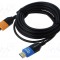 Cablu HDMI 2.1 GEMBIRD, 10m, negru, mufă HDMI din ambele părți, High Speed Ethernet