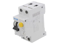 &Icirc;ntrerupător RCBO EATON ELECTRIC 25A 100mA 1P 240VAC IP20