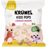 Pufuleti cu capsuni si banane pentru copii 8 luni, eco