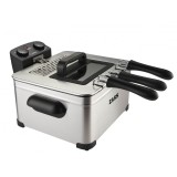 Friteuza cu ulei din inox cu 3 cosuri, 5 litri, Zass ZDF 07 - RESIGILAT