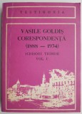 Corespondenta Vasile Goldis 1888-1934, vol. I-V: Scrisori Trimise. Carte de Istorie