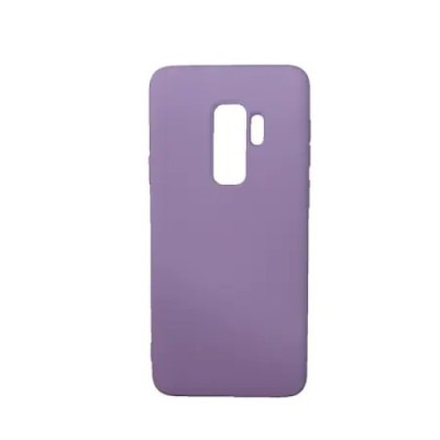 Husa silicon soft-touch compatibila cu Samsung S9 Plus Mov Lila foto