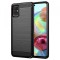 Husa pentru Samsung Galaxy A71 A715, Techsuit, Carbon, Neagra