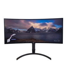 Monitor Refurbished, LG 34WL75C-B, LED Curbat, Diagonala 34 inch, Rezolutie 3440x1440