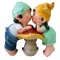 Statueta decorativa, Copii pe Ciuperca, Multicolor, 24 cm, DVF4034P