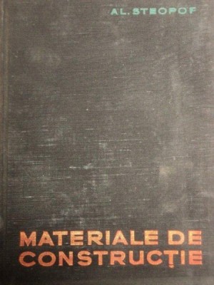 MATERIALE DE CONSTRUCTIE de AL. STEOPOE foto