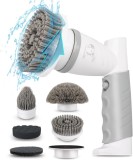 Cumpara ieftin Set Perie electrica de curatare, cu 5 capete interschimbabile, rotire 360&deg;, impermeabil, ABS - CN