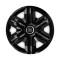 Set 4 capace roti hubcaps fast black R16 Compatibil Cu Opel