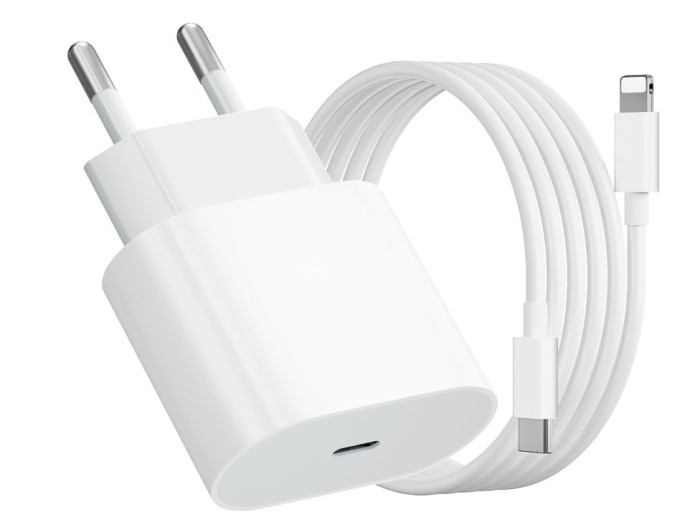 Incarcator compatibil, mufa lightning, serie Apple, 20W, iPhone 14, 13, 12, 11, 8, 7, 6, 5, Usb Type-C