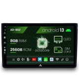 Cumpara ieftin Navigatie Audi A4(B6 B7) SEAT EXEO, Android 13, Z-Octacore 8GB RAM + 256GB ROM, 9 Inch - AD-BGZ9008+AD-BGRKIT425, AD-BGZ