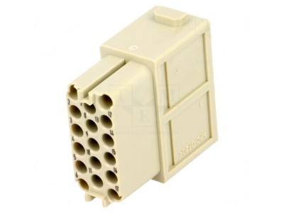 Conector HDC Modul Mamă Han-Modular 17PIN Fără Contacte foto