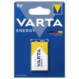 Baterie Alcalina Energy 9 V BL 1 Buc Varta