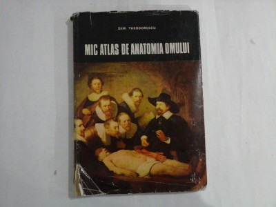 MIC ATLAS DE ANATOMIA OMULUI - DEM. THEODORESCU - ed.1982 foto