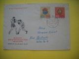 HOPCT PLIC S FDC NR 836 CAMPIONATUL EUROPEAN BOX BERLIN 1965 -GERMANIA -CIRCULAT