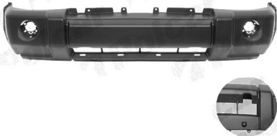 Bara fata Jeep Commander (Wh), 09.2005-09.2010, grunduit, AM04025BD cu gauri pentru fixare spoiler foto