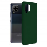 Husa pentru Samsung Galaxy A42 5G, Techsuit Soft Edge Silicone, Dark Green