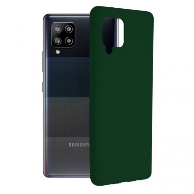 Husa Techsuit Soft Edge Silicon Samsung Galaxy A42 5G - Dark Green foto