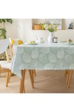 Șervet de masă din poliester lavabil cu efect de lotus, hidrofug, dreptunghiular 140&times;220 cm &ndash; 140&times;220 cm