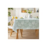 Șervet de masă din poliester lavabil cu efect de lotus, hidrofug, dreptunghiular 140&times;220 cm &ndash; 140&times;220 cm