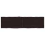 vidaXL Blat masă, 180x50x(2-4) cm, maro, lemn tratat contur organic