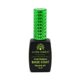 Bază Coat Cold Rubber PH neutru, Global Fashion, transparentă, 12ml