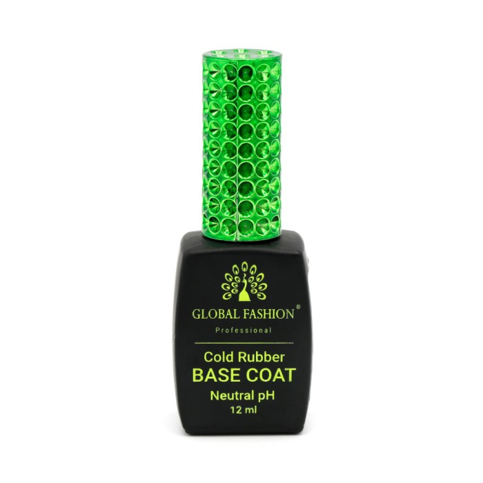 Bază Coat Cold Rubber PH neutru, Global Fashion, transparentă, 12ml
