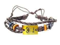 Bratara din piele ecologica, Zodiac Rac, 133BJ