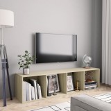 VidaXL Bibliotecă/Comodă TV, stejar sonoma, 143x30x36 cm 800264