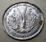 7.550 FRENCH WEST AFRICA DE VEST COLONIE FRANCEZA 1 FRANC 1948
