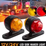 SET 10 X Lampa de gabarit cu LED rosu /galben , 12-24V