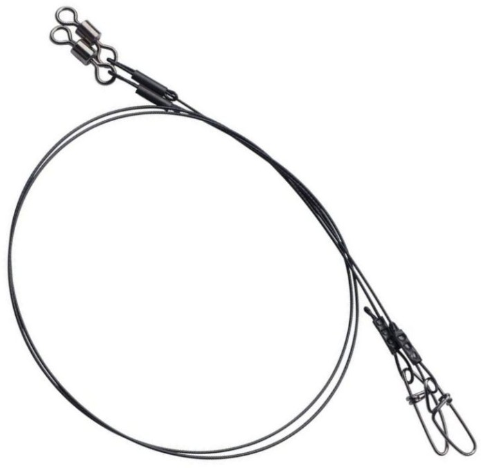 Struna BERKLEY Fusion19 Steel Pike Leaders, 40cm, 45.3kg-100lbs, 2buc/pac
