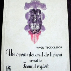 Virgil Teodorescu - Un ocean devorat de licheni versuri princeps 1984, avangarda