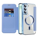 Husa Samsung Galaxy S22 Plus 5G Asteroid GSM SmartMag Book Case, bleu