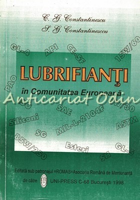 Lubrifianti In Comunitatea Europeana - C. G. Constantinescu, S. G. Constantinesc