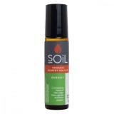 Roll-on cu uleiuri esetiale pure organice Ecocert energizant Energy, 10ml, Soil