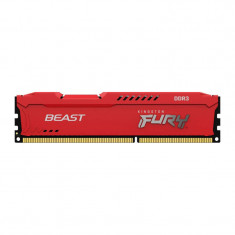 Memorie Kingston FURY Beast Red 8GB DDR3 1600MHz CL10 foto