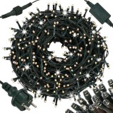 Ghirlanda luminoasa tip perdea Premium, 500 LED, 22,5 m, alb cald