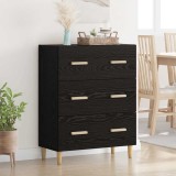 VidaXL Bufet Stejar negru 34 x 69.5 x 90 cm Lemn compozit 880636