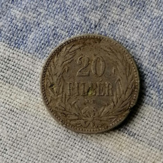 MONEDA-20 FILLER 1893 - UNGARIA