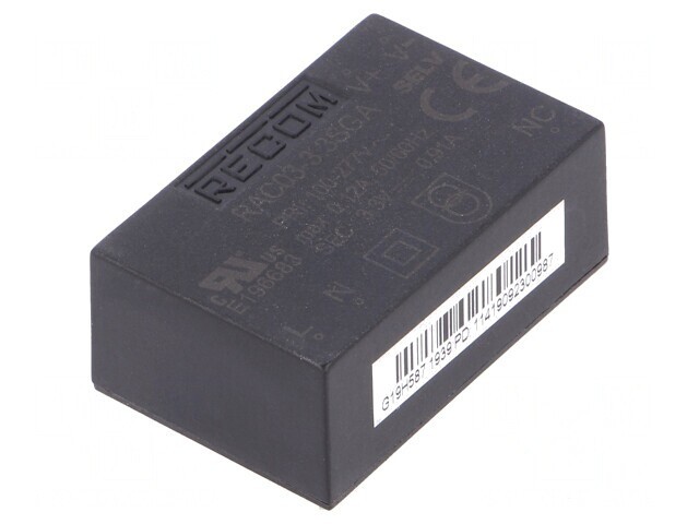 Convertor AC/DC 3W 3,3VDC
