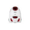 Aspirator cu Sac Rosberg R5 1001 C, 700W, 1.5L, Sac Lavabil, Furtun Flexibil, Alb/Rosu