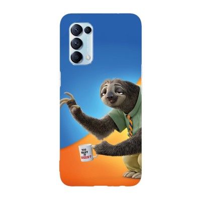 Husa compatibila cu Oppo A54s, Viceversa, model Flash Slothmore from Zootopia, Silicon, TPU foto