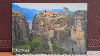 GRECIA - METEORA - MANASTIRE IN VARF DE STANCA FARA DRUM DE ACCES. foto