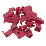 Set 10 conectori rapizi, terminal de imbinare, 3924, rosu,18-22AWG, 654749