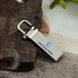 Cumpara ieftin Stick USB / Memorie USB SpectrumPoint, capacitate 256 GB, USB 3.0, OTG, compatibil Laptop/ PC, Design Breloc, Carcasa Metalica, Argintiu