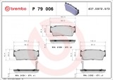 BREMBO P 79 006 PRIME LINE set placute frana,frana disc