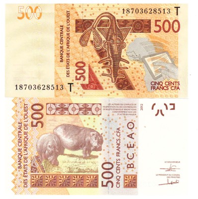 Statele Africii de Vest ( Togo ) 500 Franci 2018 UNC foto